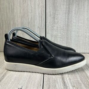 Everlane The Leather Street Shoe Pointed Slip On Black Sneaker Women's Size 7.5